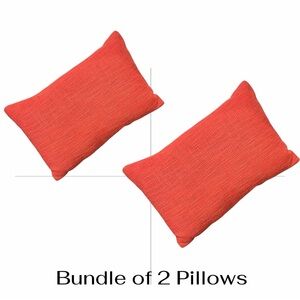 Room Essentials Salmon Toss Pillows Set of 2 NWT